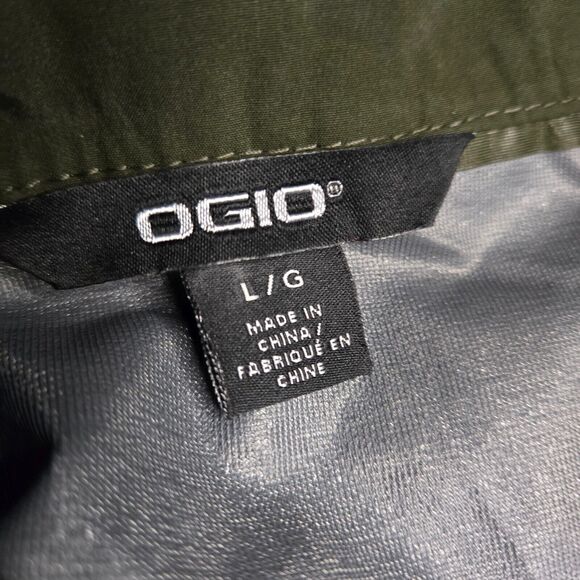 OGIO Men's Size L Hooded Soft Shell Utilitarian Jacket Windproof Hunter Green C1 - Picture 5 of 9